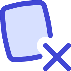 Card Remove Cross Icon from Flex Duo Set