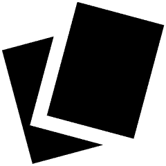 Cards Icon from Sharp Solid Set