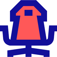 Chair 1 Icon from Sharp Pop Set