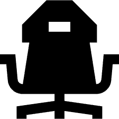 Chair 1 Icon from Sharp Solid Set
