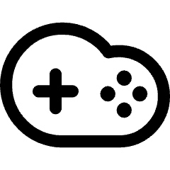 Cloud Gaming 1 Icon from Core Line Set