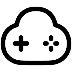 Cloud Gaming 1 Icon from Plump Line Set