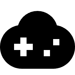 Cloud Gaming 1 Icon from Sharp Solid Set