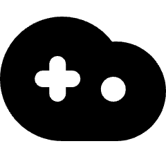 Cloud Gaming Icon from Micro Solid Set