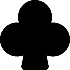 Clubs Symbol Icon from Micro Solid Set