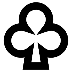 Clubs Symbol Icon from Sharp Remix Set