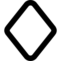 Diamonds Symbol Icon from Core Remix Set