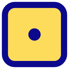 Dice 1 Icon from Core Pop Set