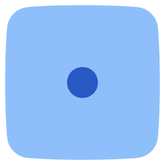 Dice 1 Icon from Plump Flat Set