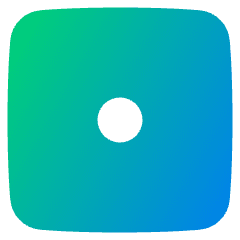 Dice 1 Icon from Plump Gradient Set