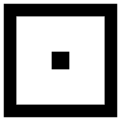 Dice 1 Icon from Sharp Remix Set