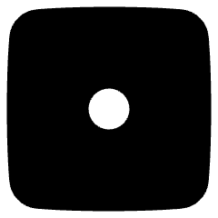 Dice 1 Icon from Plump Solid Set