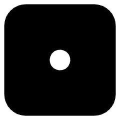 Dice 1 Icon from Core Solid Set