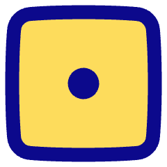 Dice 1 Icon from Plump Pop Set