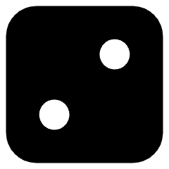 Dice 2 Icon from Core Solid Set