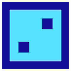 Dice 2 Icon from Sharp Pop Set