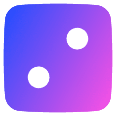 Dice 2 Icon from Plump Gradient Set
