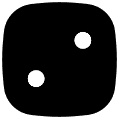 Dice 2 Icon from Flex Solid Set