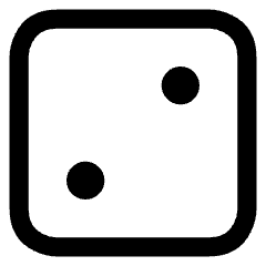 Dice 2 Icon from Core Line Set