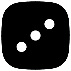Dice 3 Icon from Flex Solid Set