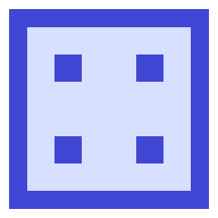 Dice 4 Icon from Sharp Duo Set