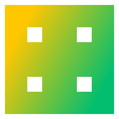 Dice 4 Icon from Sharp Gradient Set