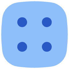 Dice 4 Icon from Flex Flat Set