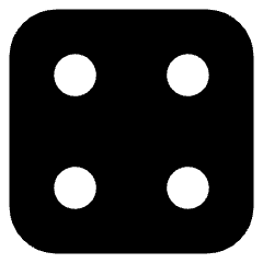 Dice 4 Icon from Core Solid Set