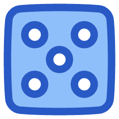 Dice 5 Icon from Plump Duo Set