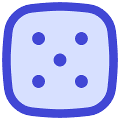 Dice 5 Icon from Flex Duo Set