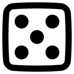 Dice 5 Icon from Plump Remix Set