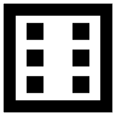 Dice 6 Icon from Sharp Remix Set