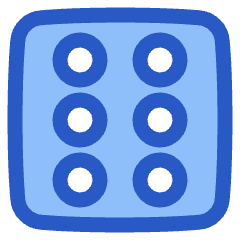 Dice 6 Icon from Plump Duo Set