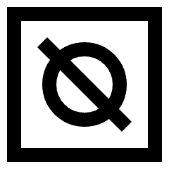 Dice Empty 1 Icon from Sharp Line Set