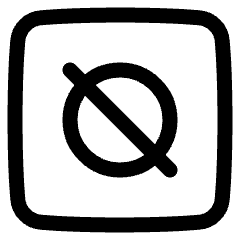 Dice Empty 1 Icon from Plump Line Set