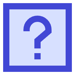 Dice Question Icon from Sharp Duo Set