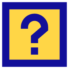 Dice Question Icon from Sharp Pop Set