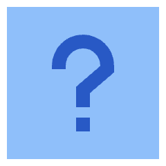 Dice Question Icon from Sharp Flat Set