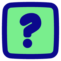 Dice Question Icon from Plump Pop Set