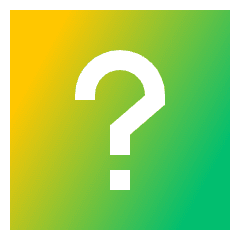 Dice Question Icon from Sharp Gradient Set