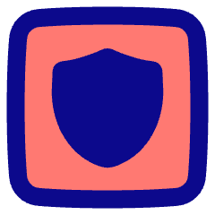Dice Shield Icon from Plump Pop Set