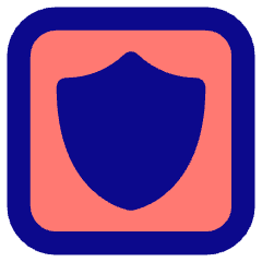 Dice Shield Icon from Core Pop Set