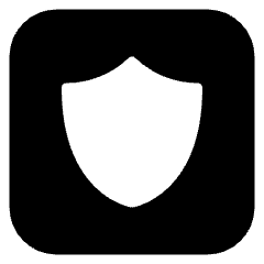 Dice Shield Icon from Core Solid Set