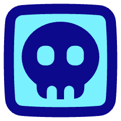 Dice Skull Icon from Plump Pop Set