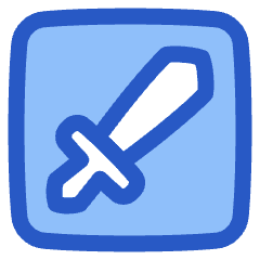 Dice Sword Icon from Plump Duo Set