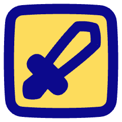 Dice Sword Icon from Plump Pop Set