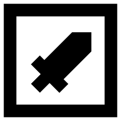 Dice Sword Icon from Sharp Remix Set