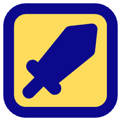 Dice Sword Icon from Core Pop Set