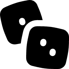 Dices Entertainment Gaming Dices Icon from Flex Solid Set