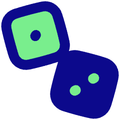 Dices Entertainment Gaming Dices Icon from Plump Pop Set